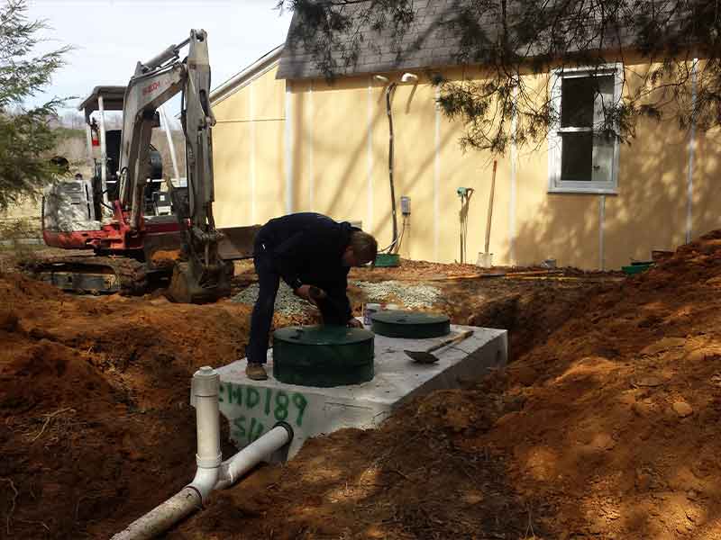 Installation of New Septic Tank
